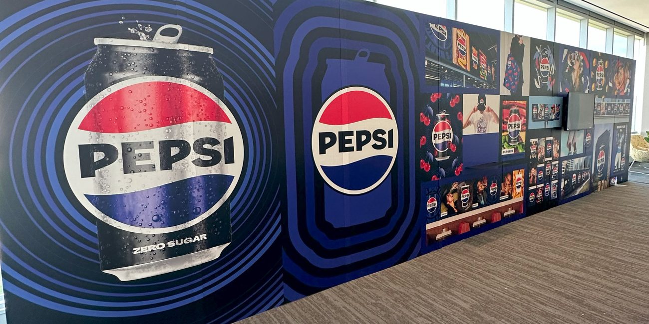 PEPSI Custom photo murals - Graphic Arts 305