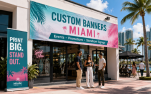 Miami Banner Printing: Custom Banner, Roll Up Banners and Mural Solutions for Better Local Visibility