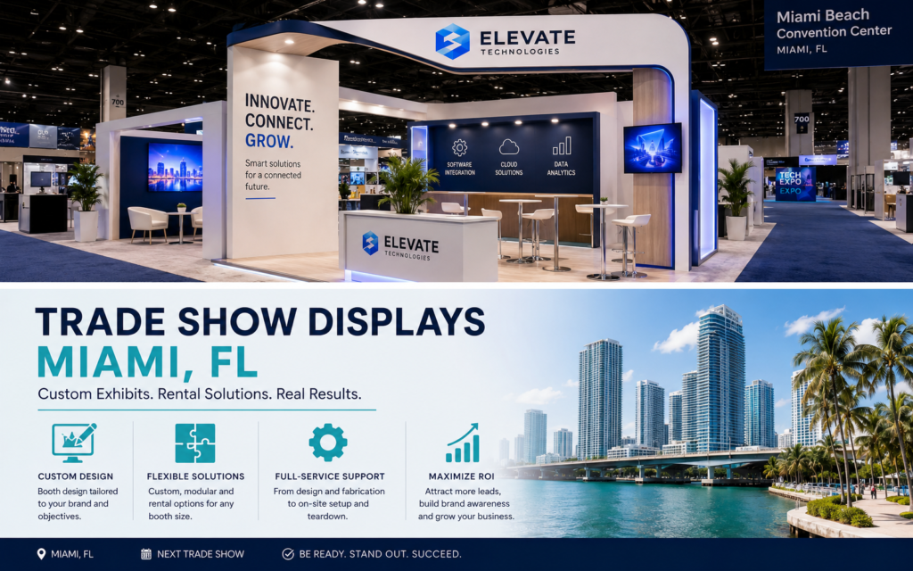 Trade Show Displays Miami: Custom Trade Show Exhibit & Display Solutions for Your Next Event 2 Trade Show Displays Miami: Custom Trade Show Exhibit & Display Solutions for Your Next Event