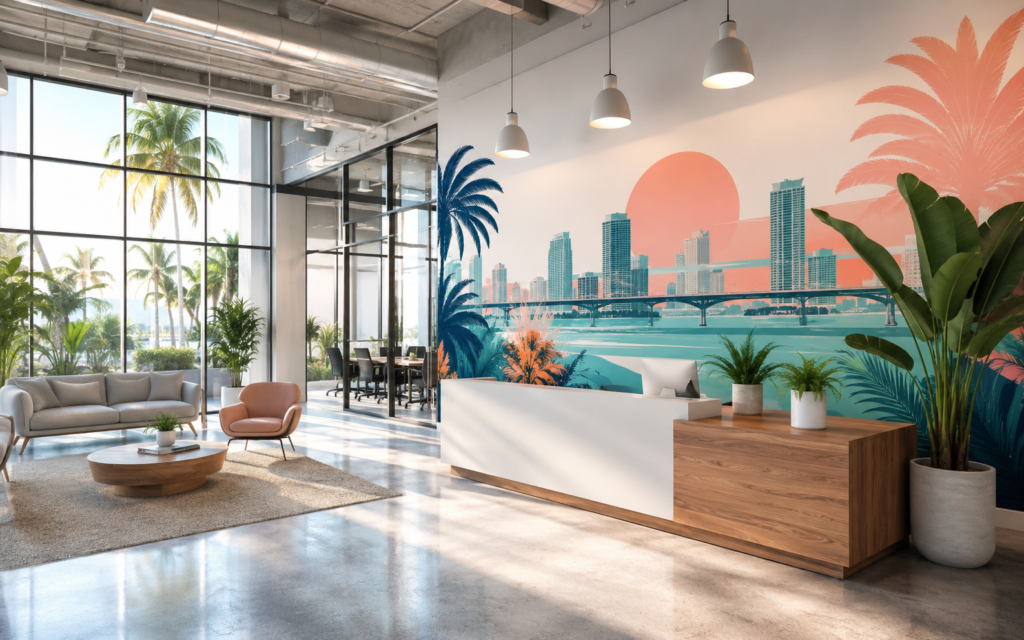 Wall Graphics Miami: Custom Wall Murals, Vinyl Wall Decals and Printed Wall Wraps for Your Brand 1 image 34 - Graphic Arts 305