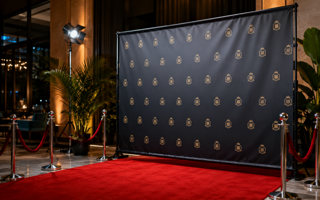 Miami Step and Repeat Banner Printing: Custom Backdrop, Fabric Displays and Professional Event Branding 6 Miami Step and Repeat Banner Printing: Custom Backdrop, Fabric Displays and Professional Event Branding