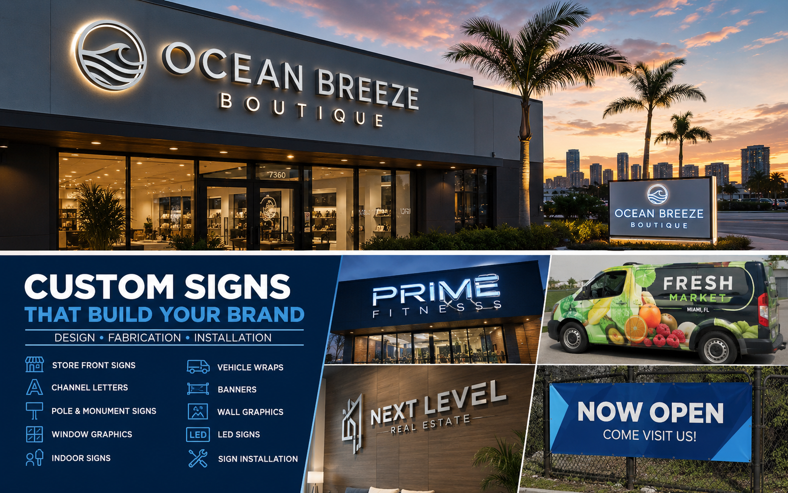 Business Signs Miami: Why Choosing the Right Miami Sign Company Can Transform Your Brand Visibility