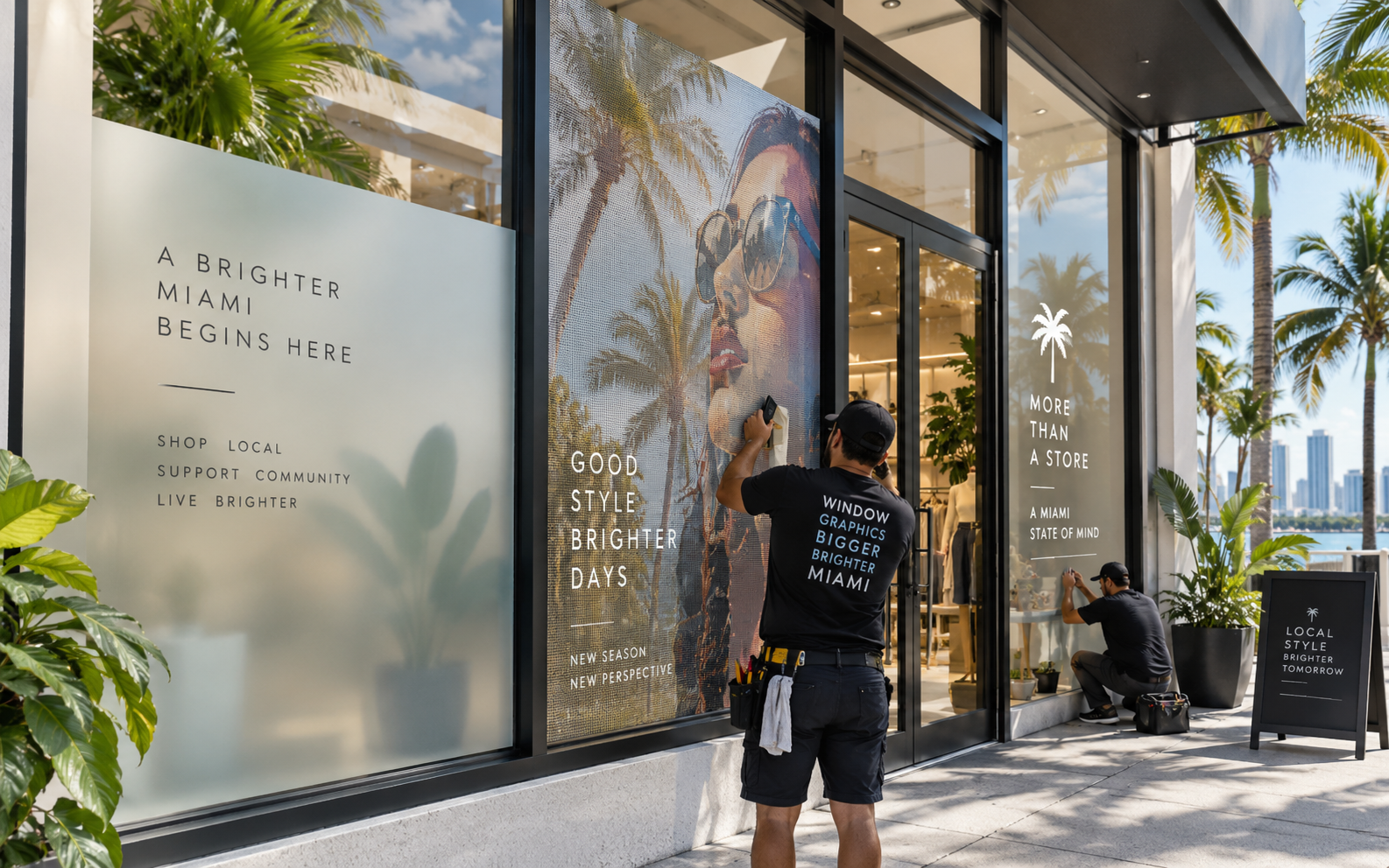 Retail Window Decals Miami: Custom Storefront Window Graphics That Get Noticed